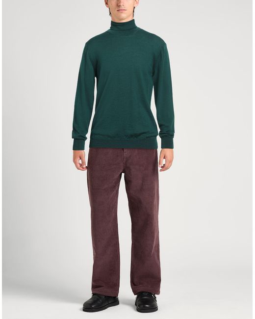Paoloni Green Turtleneck for men