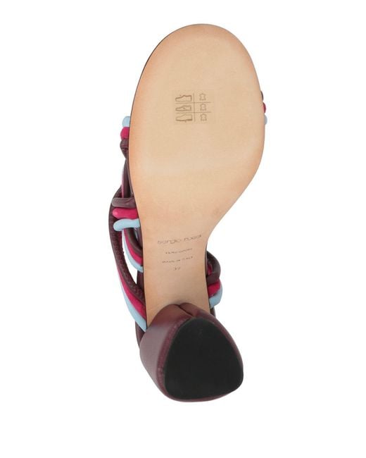 Sergio Rossi Purple Sandals