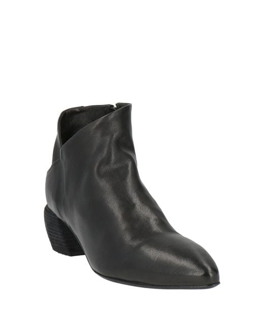 Officine Creative Black Ankle Boots Leather