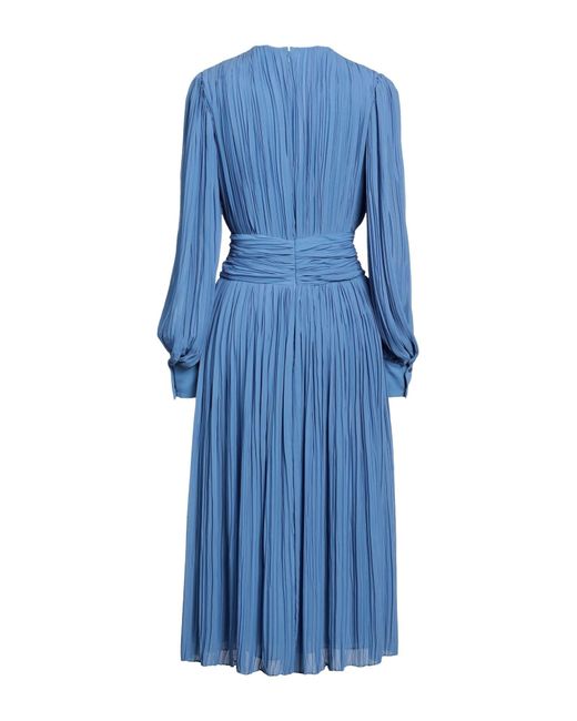 Rochas Blue Midi Dress