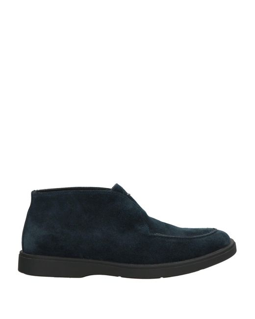 Alberto Guardiani Blue Ankle Boots for men