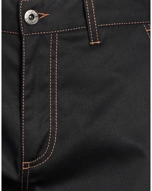Tod's Black Pants Polyester, Cotton for men