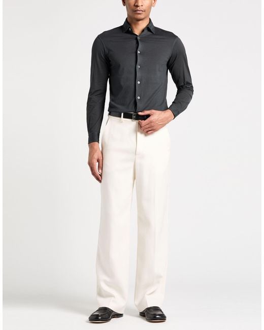 FILIPPO DE LAURENTIIS Black Shirt for men