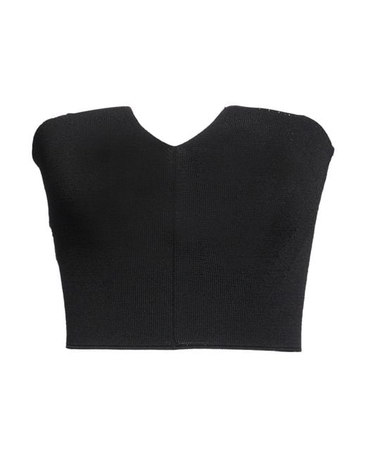 Alberta Ferretti Black Top Viscose, Polyamide