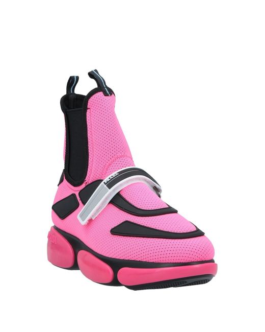 prada pink high tops