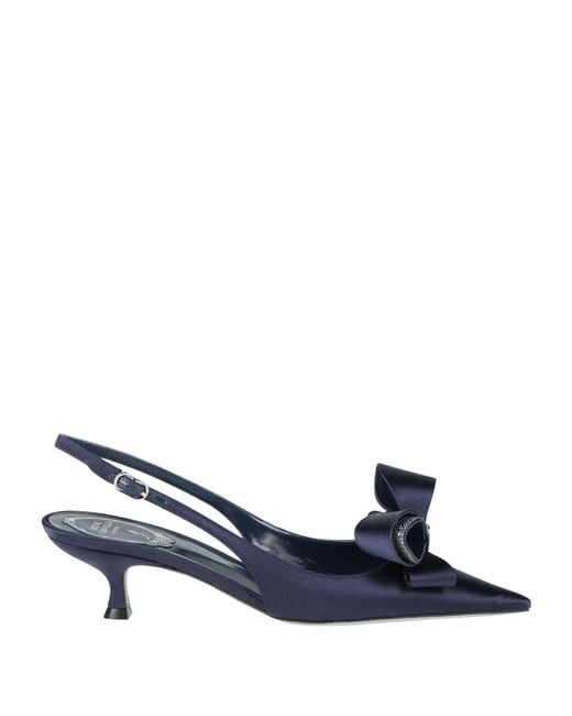 Rene Caovilla Blue Pumps