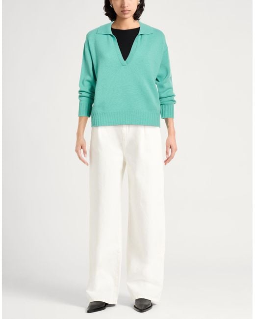 Drumohr Green Sweater Cashmere