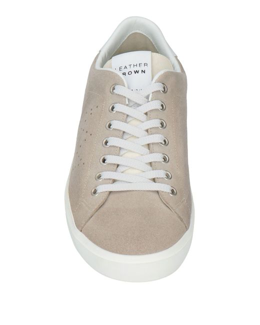 Leather Crown White Trainers for men