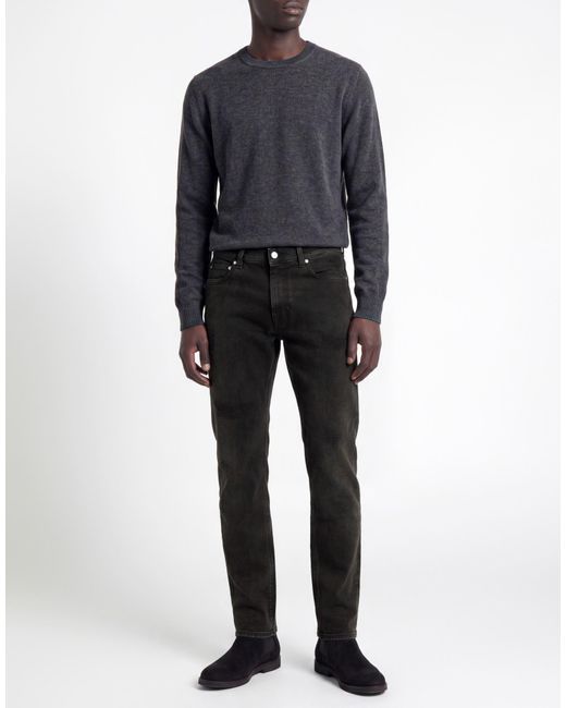 Grifoni Black Jeans Cotton, Elastane for men