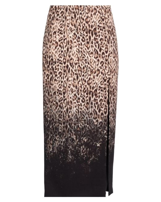 Just Cavalli Multicolor Midi Skirt Polyester, Elastane