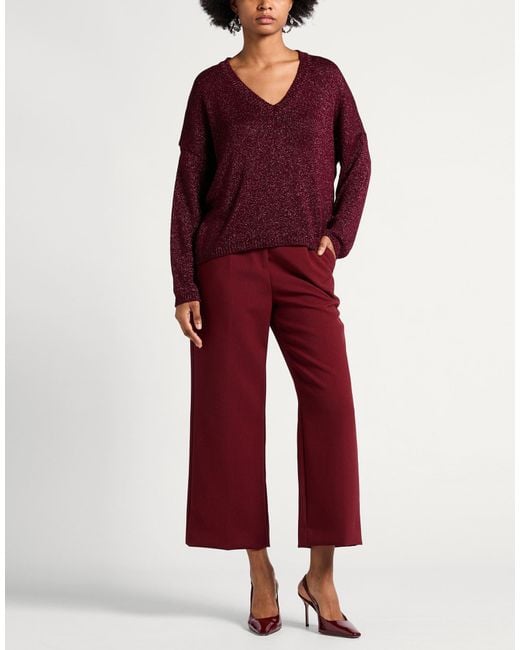 Kontatto Purple Sweater Viscose, Polyester