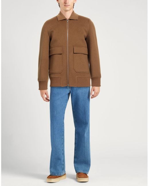 Alpha Studio Brown Jacket for men