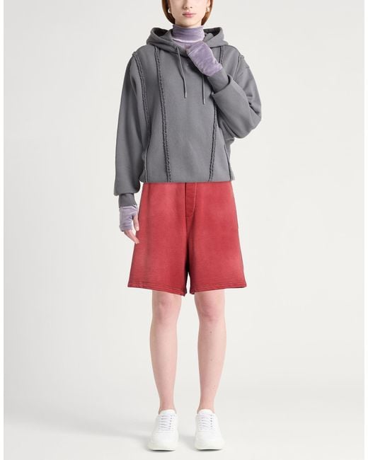 DSquared² Red Shorts & Bermuda Shorts Cotton