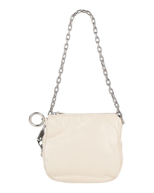 Burberry Natural Cream Shoulder Bag Leather