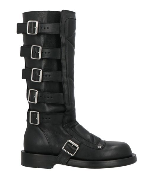 Ann Demeulemeester Black Boot Leather