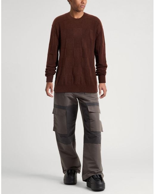 Uma Wang Brown Sweater Wool, Polyamide, Cashmere, Elastane for men