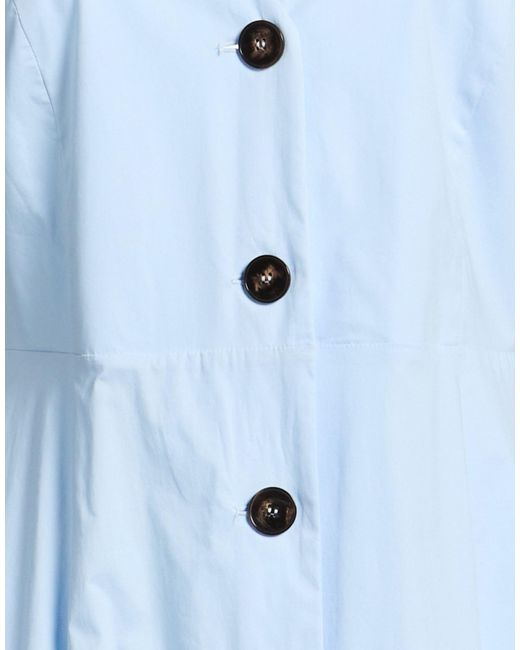 Marella Blue Sky Maxi Dress Cotton, Elastane