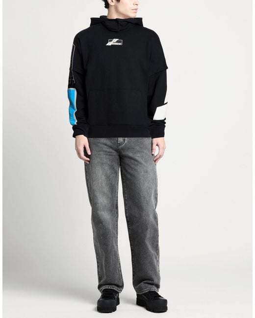 Sudadera we11done de hombre de color Black