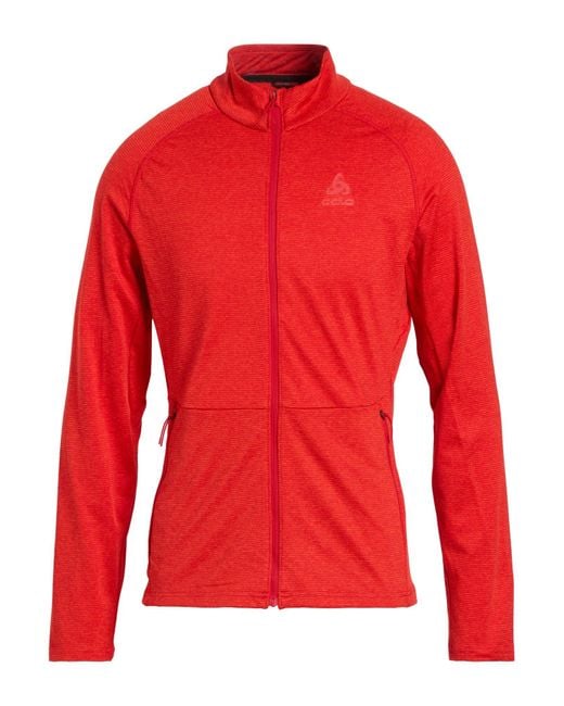Odlo Red Jacket Polyester, Elastane for men