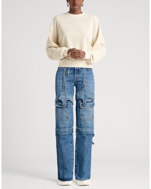 Off-White c/o Virgil Abloh Blue Jeans Cotton