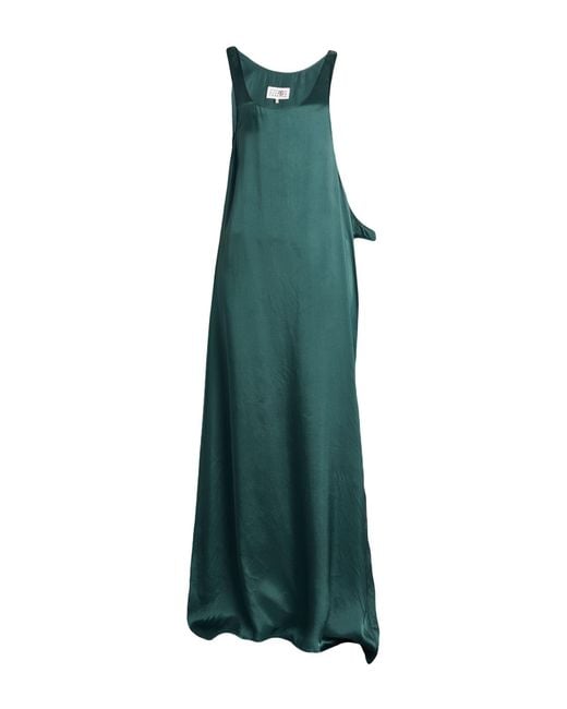 MM6 by Maison Margiela Green Maxi Dresses
