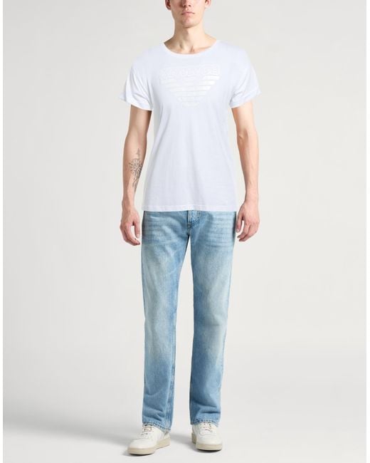 Emporio Armani White T-Shirt Cotton for men