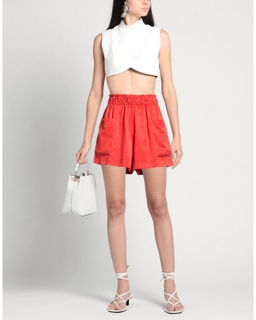 Casa Raki Red Shorts & Bermuda Shorts