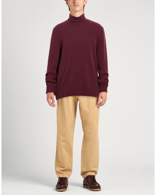 Gran Sasso Red Turtleneck for men