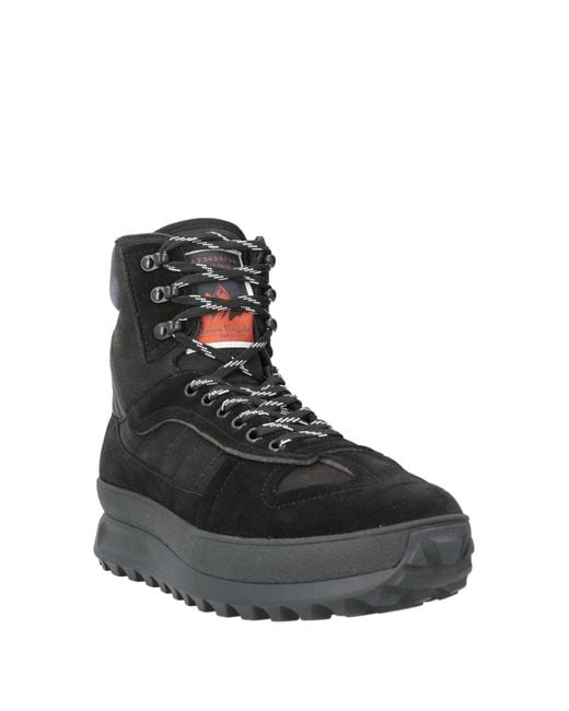 Maison Margiela Black Ankle Boots Leather, Textile Fibers for men