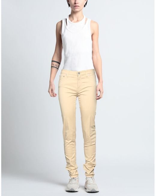 Jacob Cohen Natural Pants Cotton, Elastane