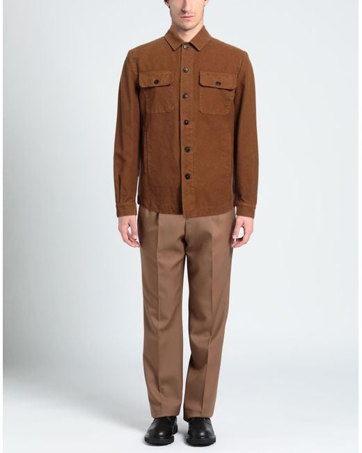 Drumohr Brown Shirt for men