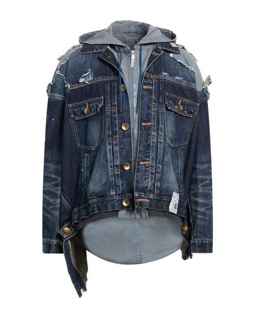 Maison Mihara Yasuhiro Blue Denim Outerwear for men