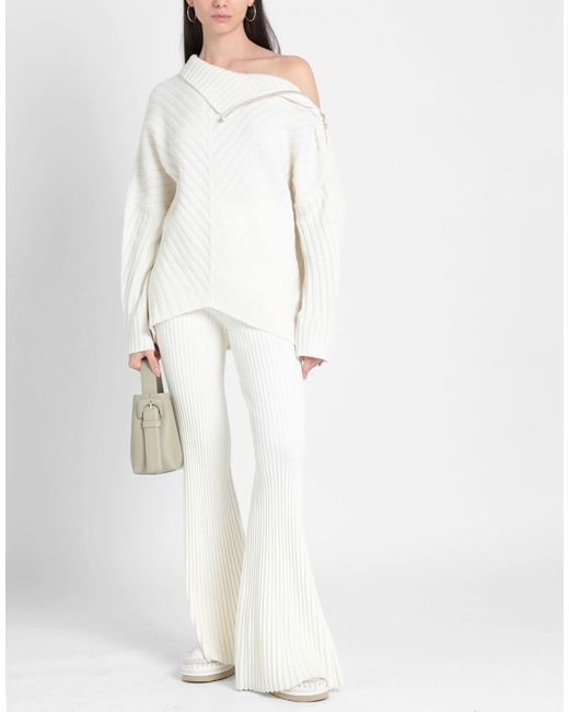 Barbour White Turtleneck