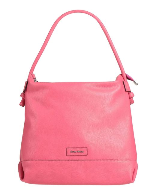 Gianni Notaro Pink Handbag Calfskin