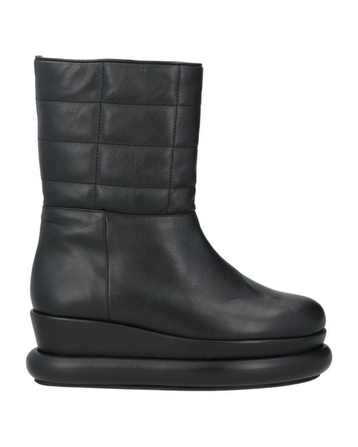 Paloma Barceló Black Clarisse Ankle Boots Leather