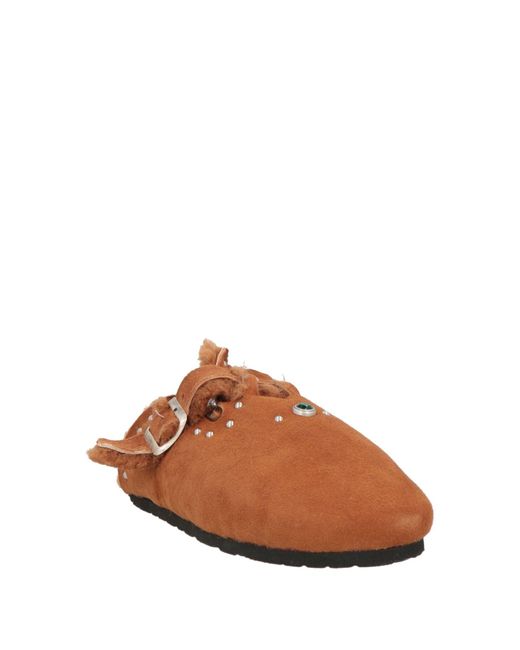 Post & Co Brown Mules & Clogs