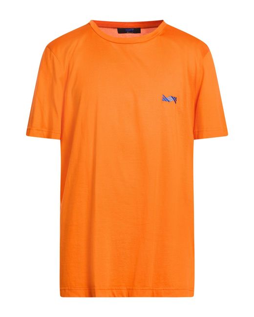 Kiton Orange T-Shirt Cotton for men