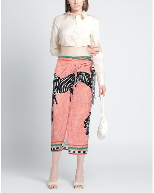 Stella Jean Pink Maxi Skirt