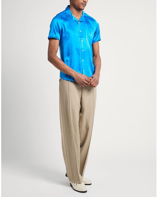 Camicia di Truzzi in Blue da Uomo