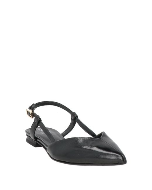 Fabi Black Ballet Flats