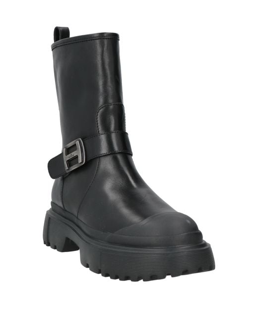Hogan Black Ankle Boots