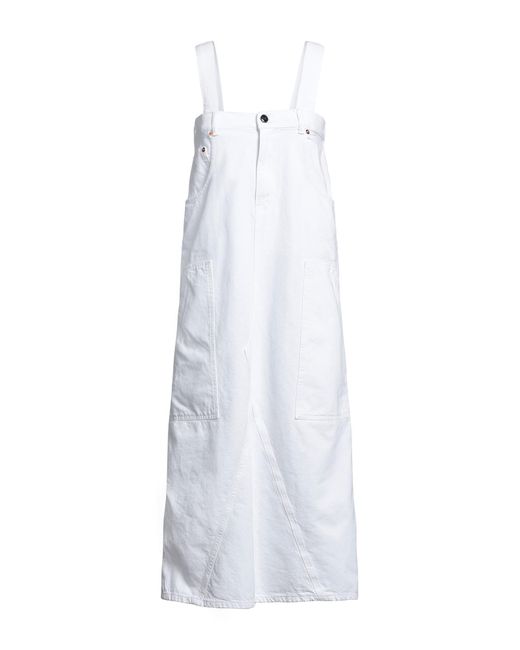 Semicouture White Midi Dress