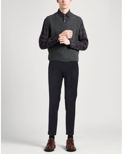 PT Torino Blue Pants Virgin Wool, Elastane for men