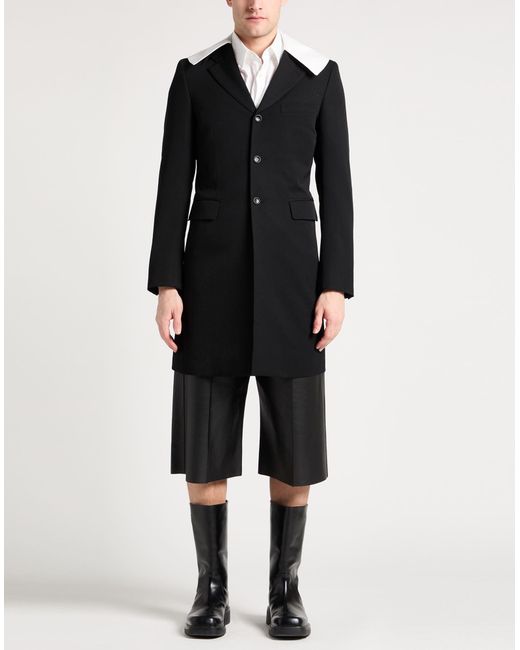 Comme des Garçons Black Overcoat & Trench Coat for men
