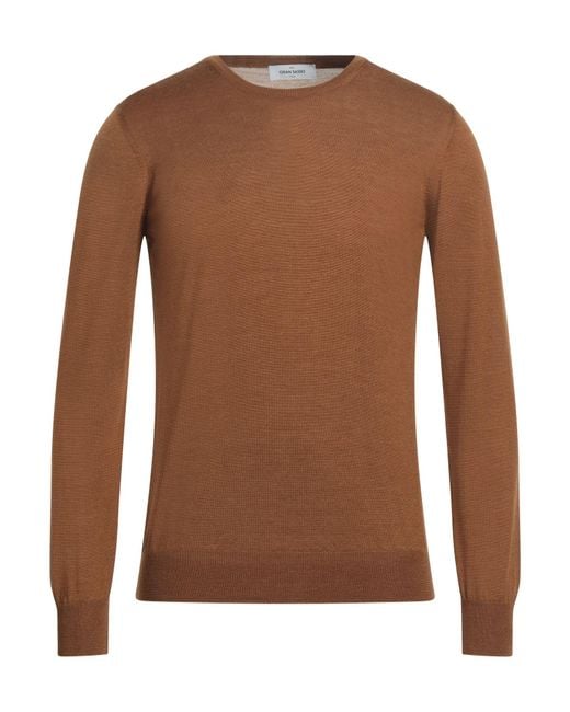 Pullover Gran Sasso de hombre de color Brown