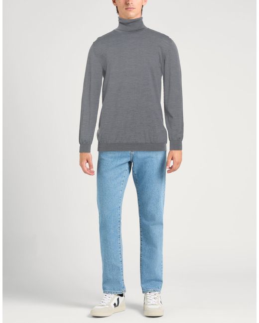 Zanone Gray Turtleneck for men