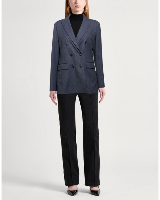 Circolo 1901 Blue Blazer Virgin Wool, Elastane