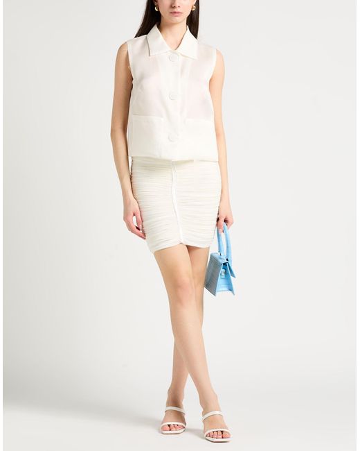 Mini-jupe Elisabetta Franchi en coloris White