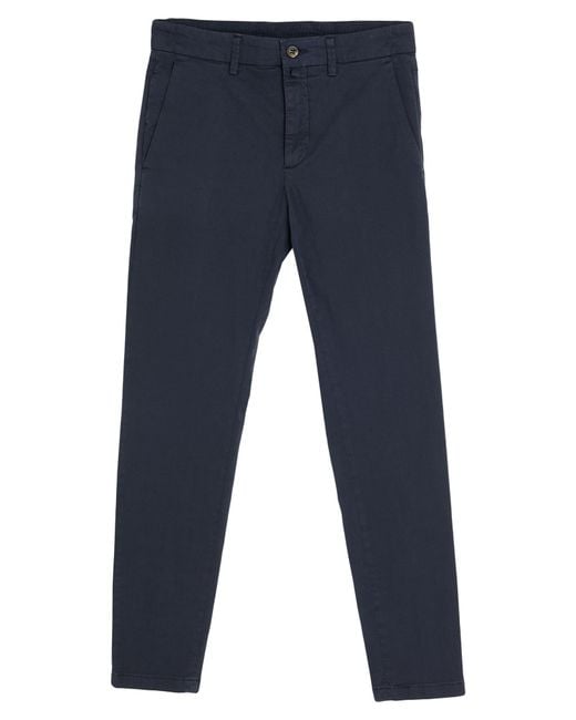 Siviglia Blue Pants Cotton, Elastane for men