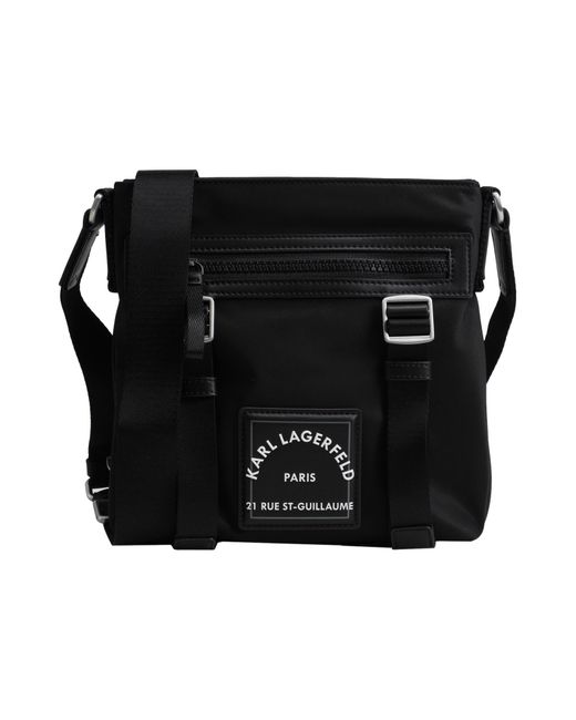 Karl Lagerfeld Black Cross-body Bag for men